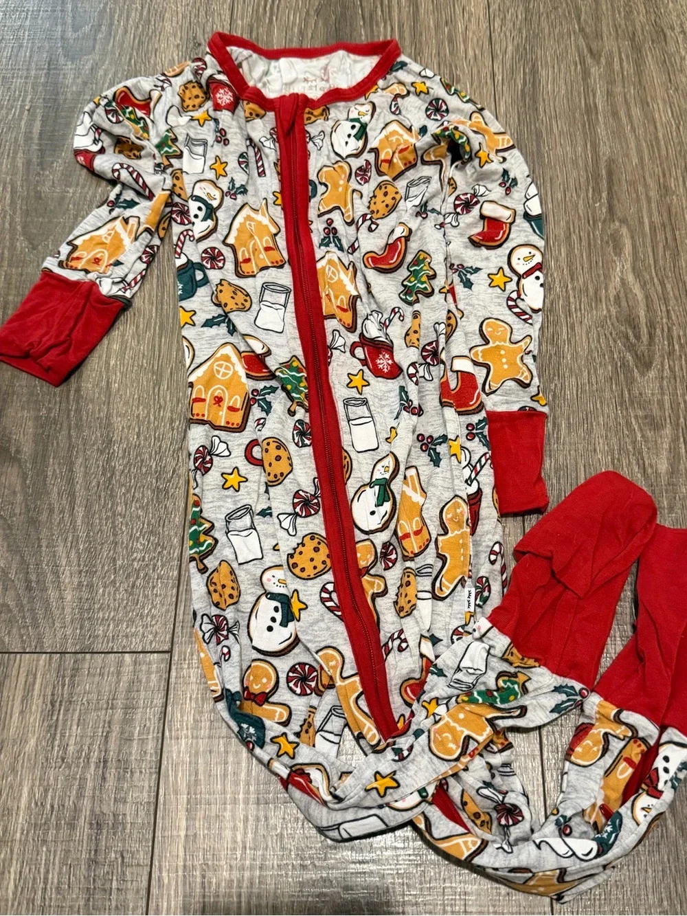 Little Sleepies Holiday Treats Zippies 2T